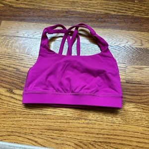 Purple sports bra size 2 lululemon